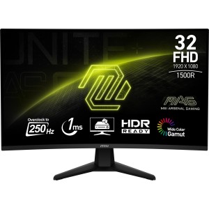 LCD Monitor|MSI|31.5 "|1920 x 1080 pixels|Full HD|Native aspect ratio 16:9|Curved|MAG32C6X